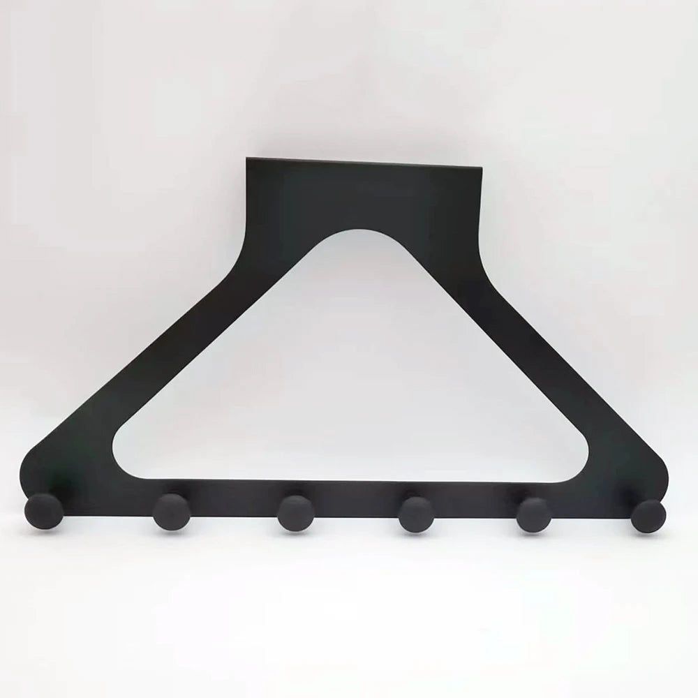 Accroche manteau porte noir