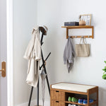 Etagère porte manteau mural - Vignette | Porte manteau