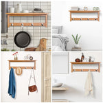 Etagère porte manteau mural - Vignette | Porte manteau