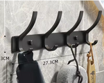 Porte manteau Mural noir - Vignette | Porte manteau