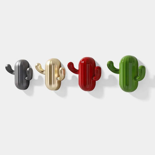 Porte manteau cactus rouge