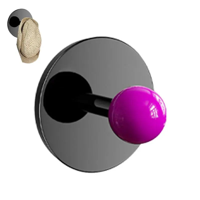 Porte manteau design rouge violet