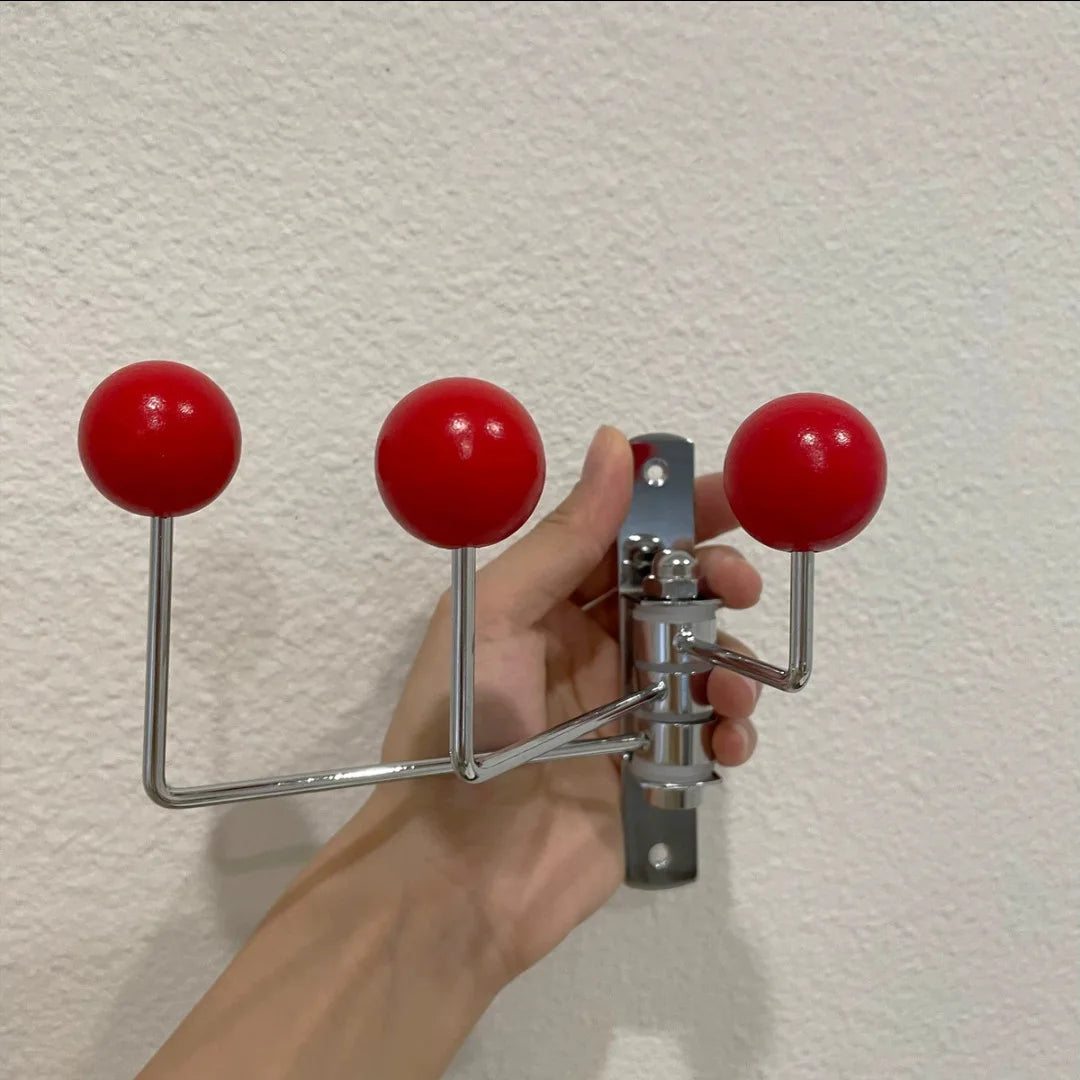 Porte manteau rouge