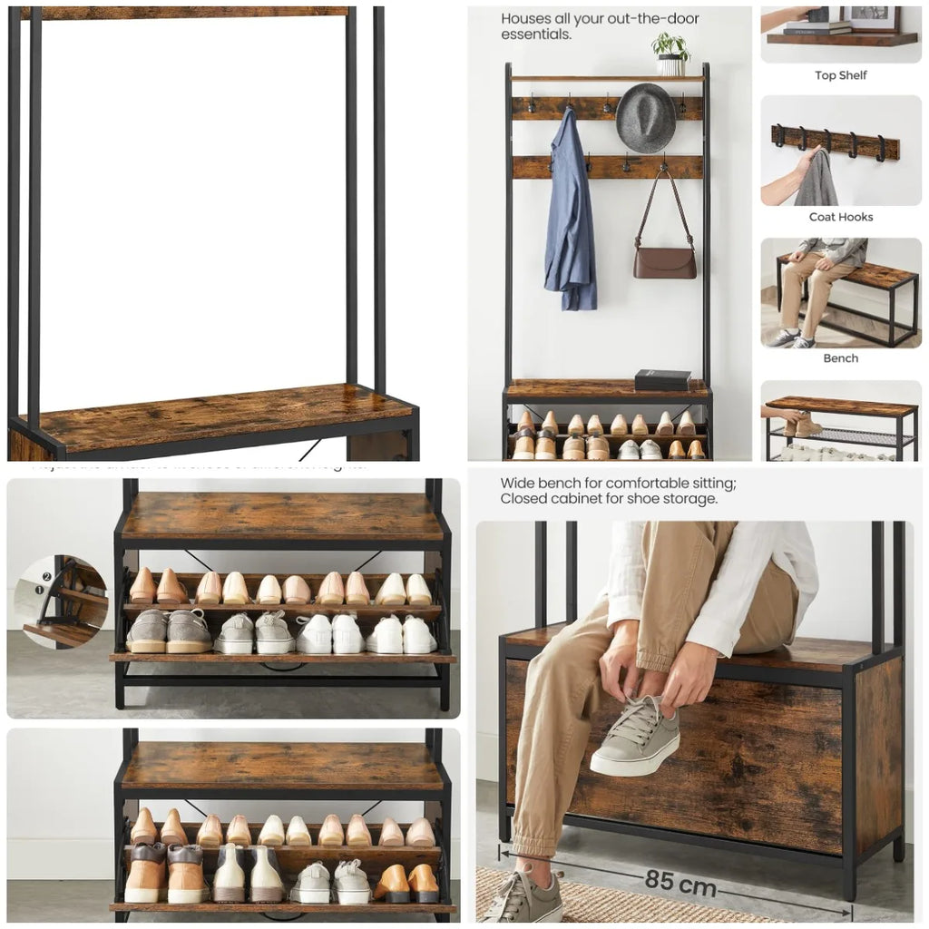 Porte manteau avec rangement