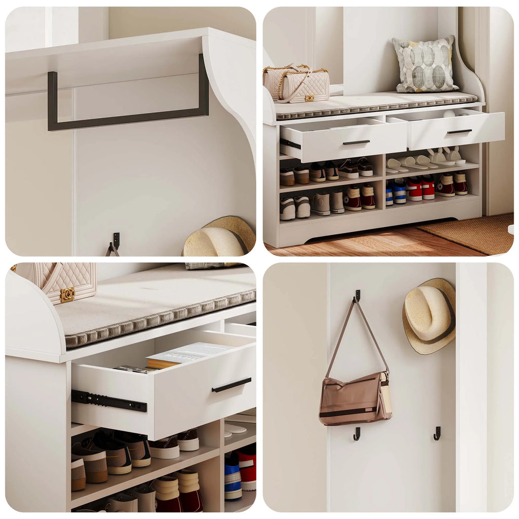 Porte manteau avec miroir