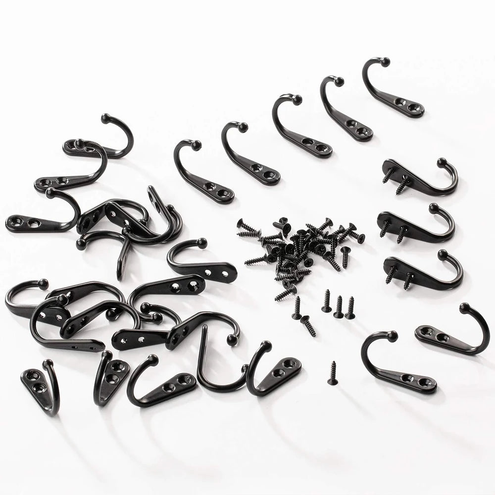 Crochet fixation mural