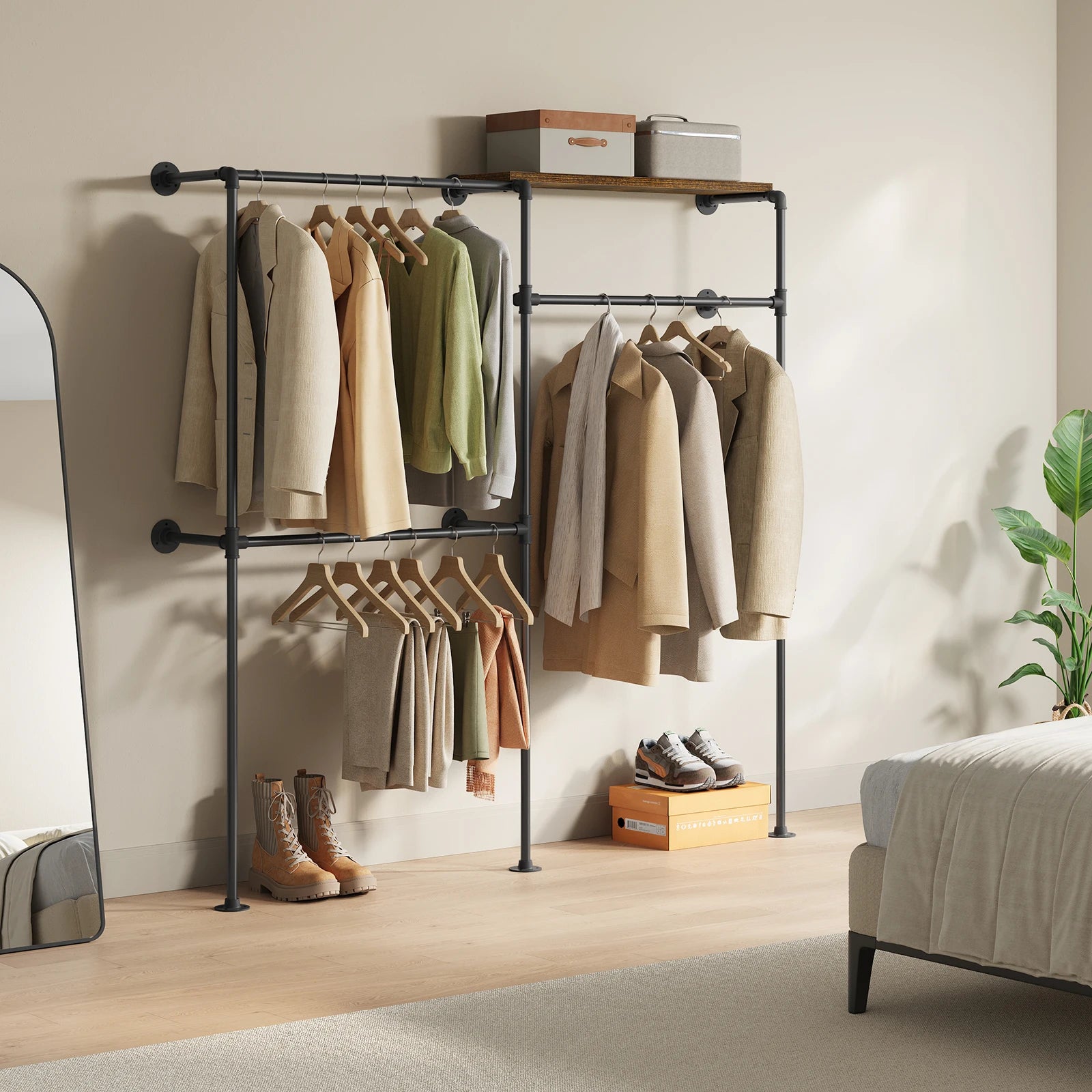 Portant à vêtement industriel