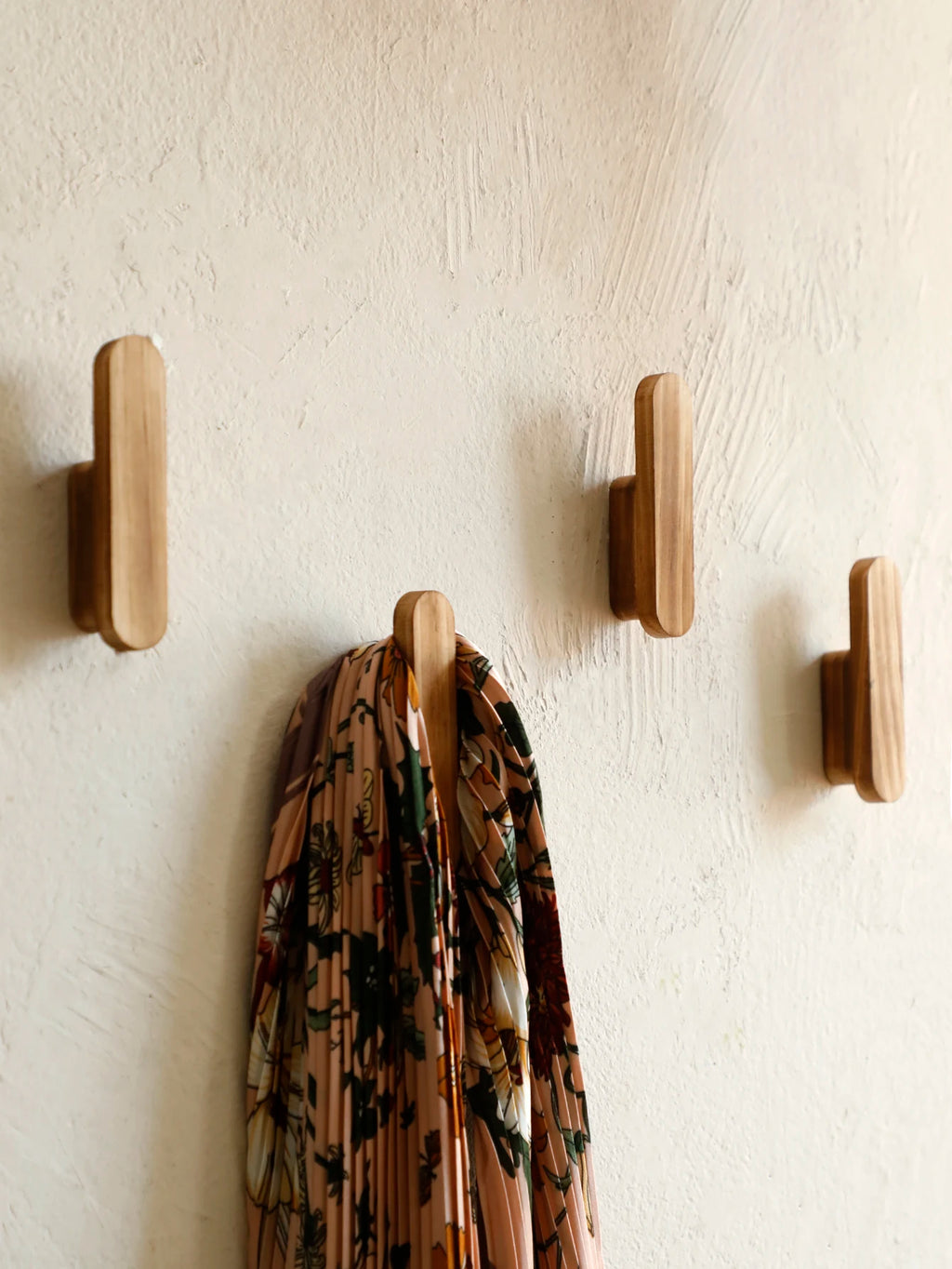 Porte manteau bois naturel