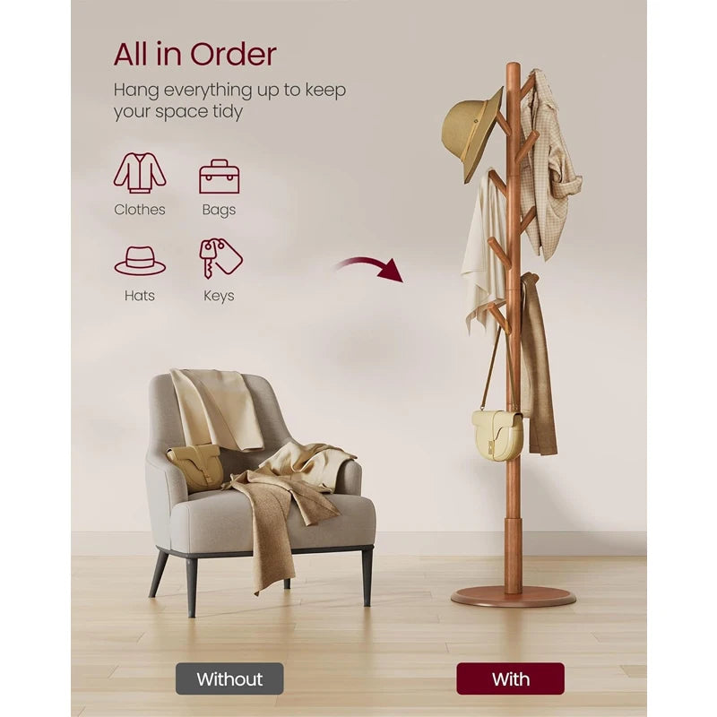 Porte manteau moderne sur pied