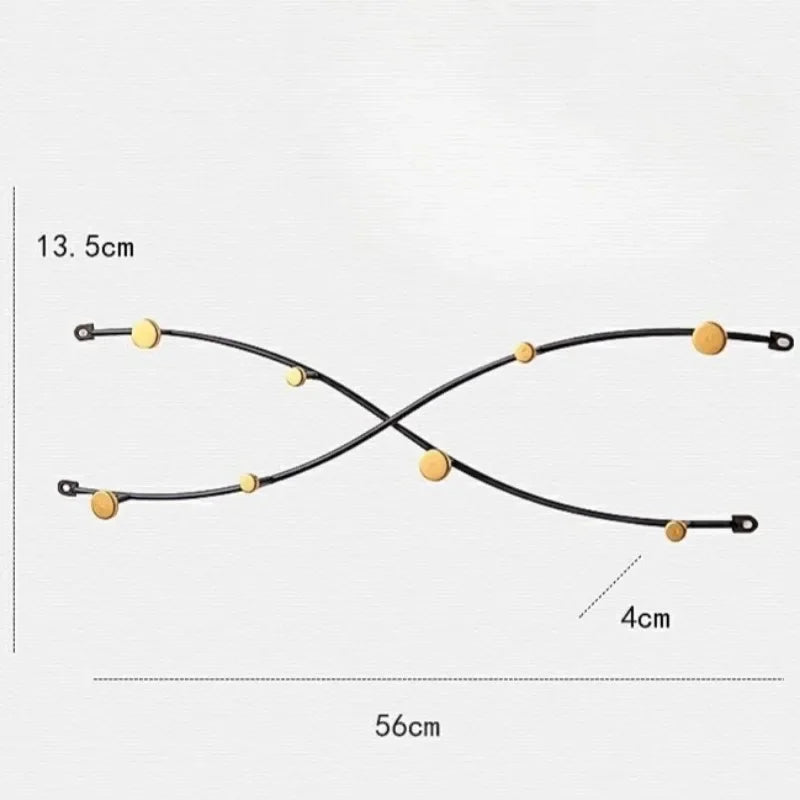 Porte manteau mural en métal