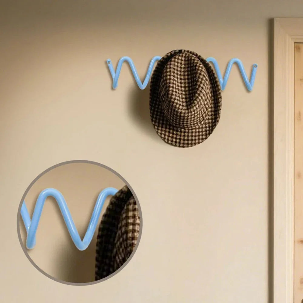 Porte manteau mural rose