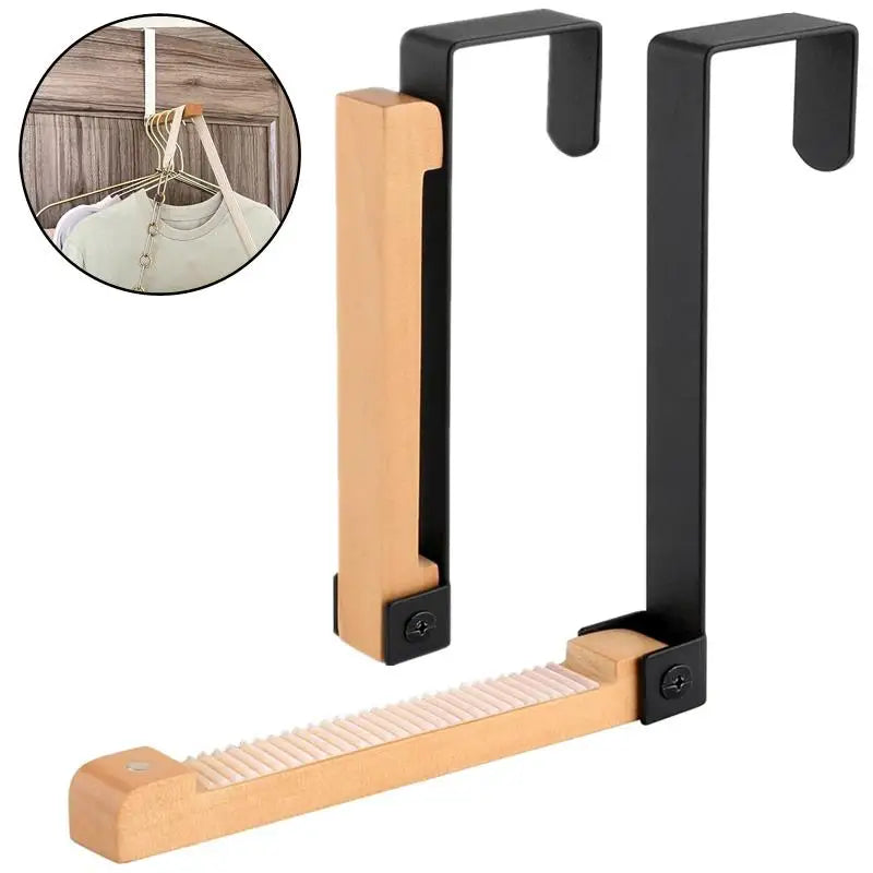 Patère bois et métal