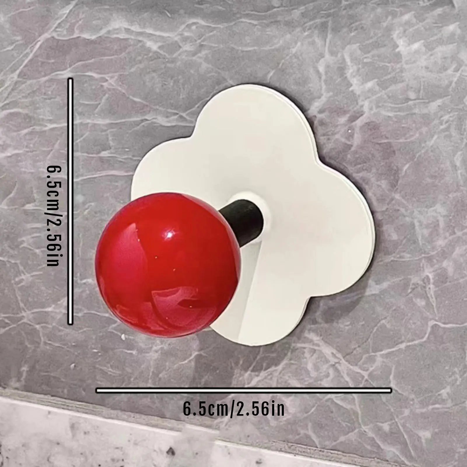 Porte manteau design rouge