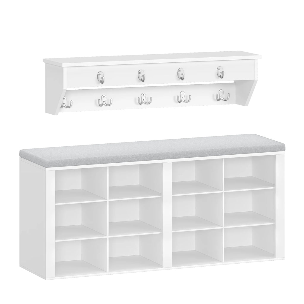 Vestiaire d’entrée avec banc