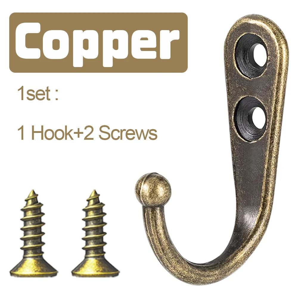 Crochet fixation mural