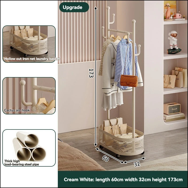 Porte vêtement à roulette