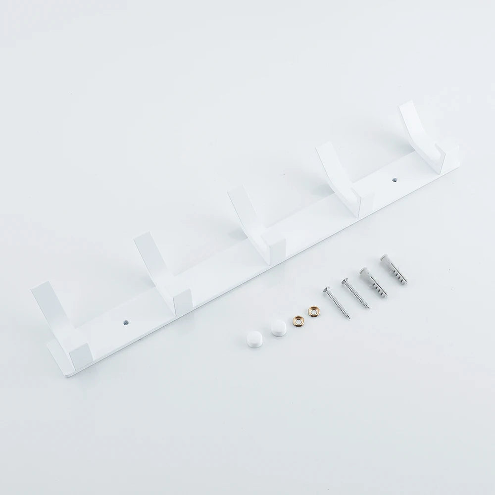 Porte manteau blanc mural