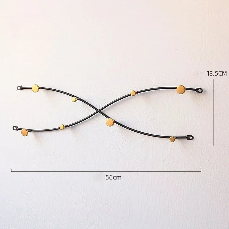 Porte manteau mural en métal