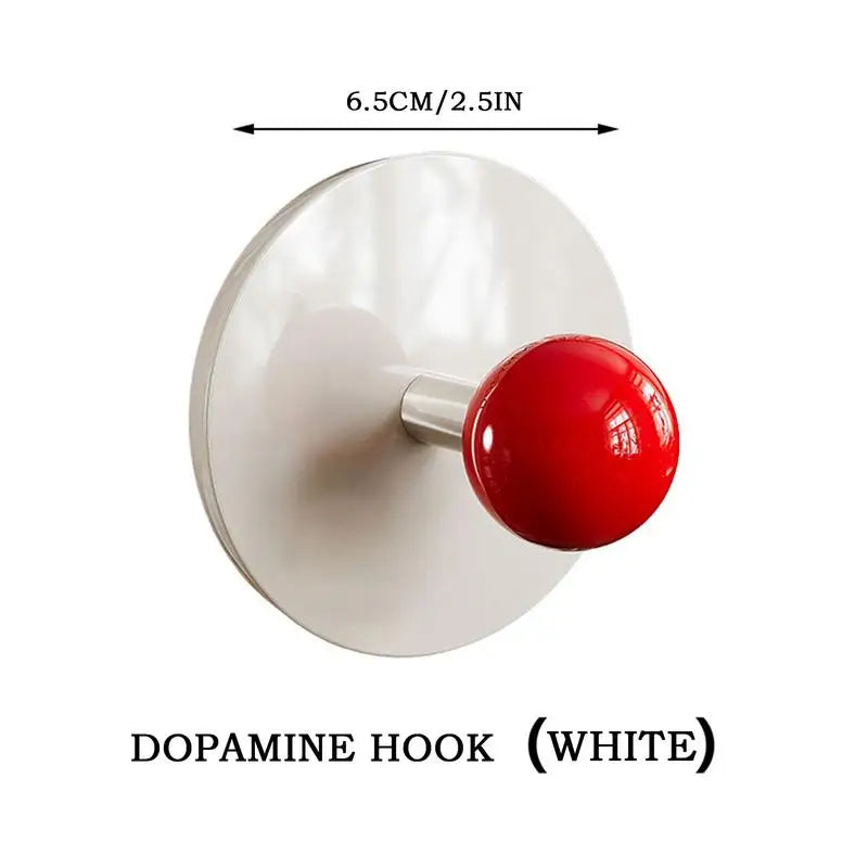 Porte manteau design rouge