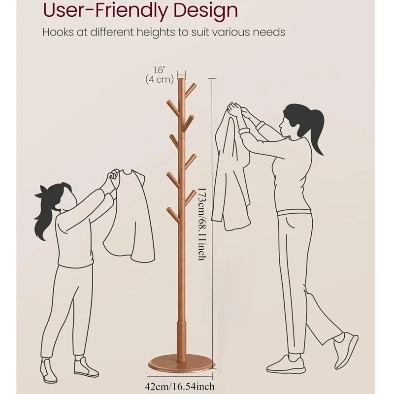 Porte manteau moderne sur pied