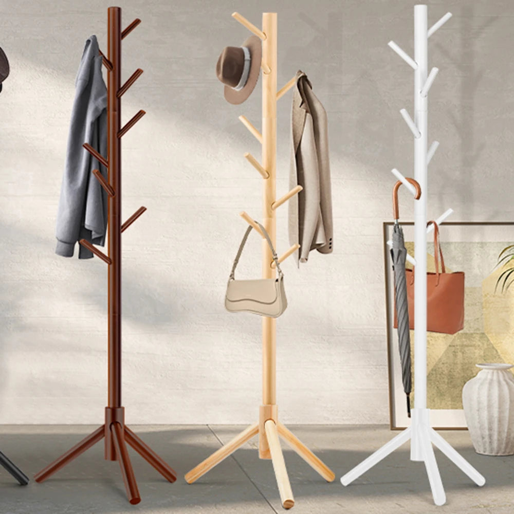 Porte manteau bois arbre