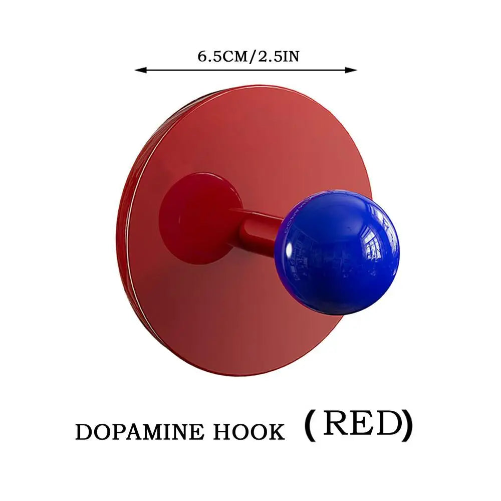 Porte manteau design rouge