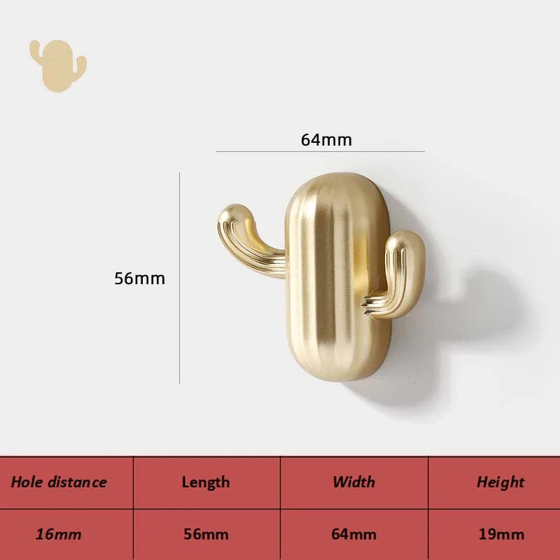 Porte manteau cactus rouge