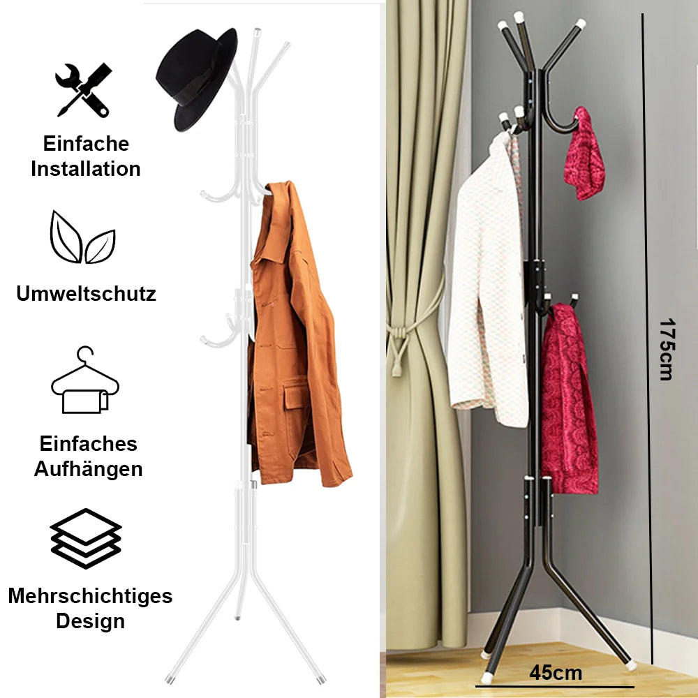 Porte manteau perroquet