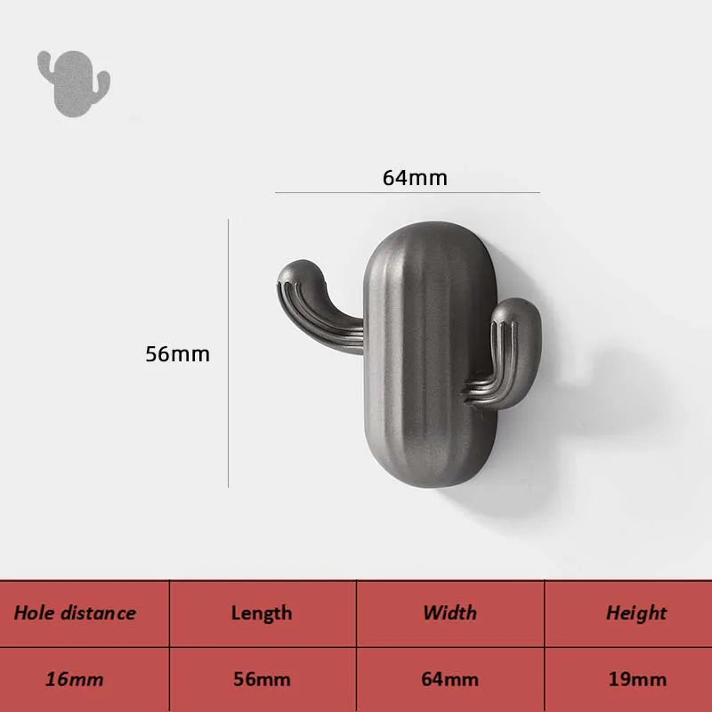 Porte manteau cactus rouge