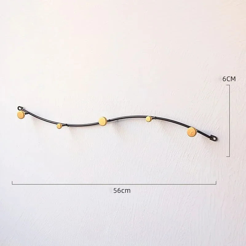 Porte manteau mural en métal