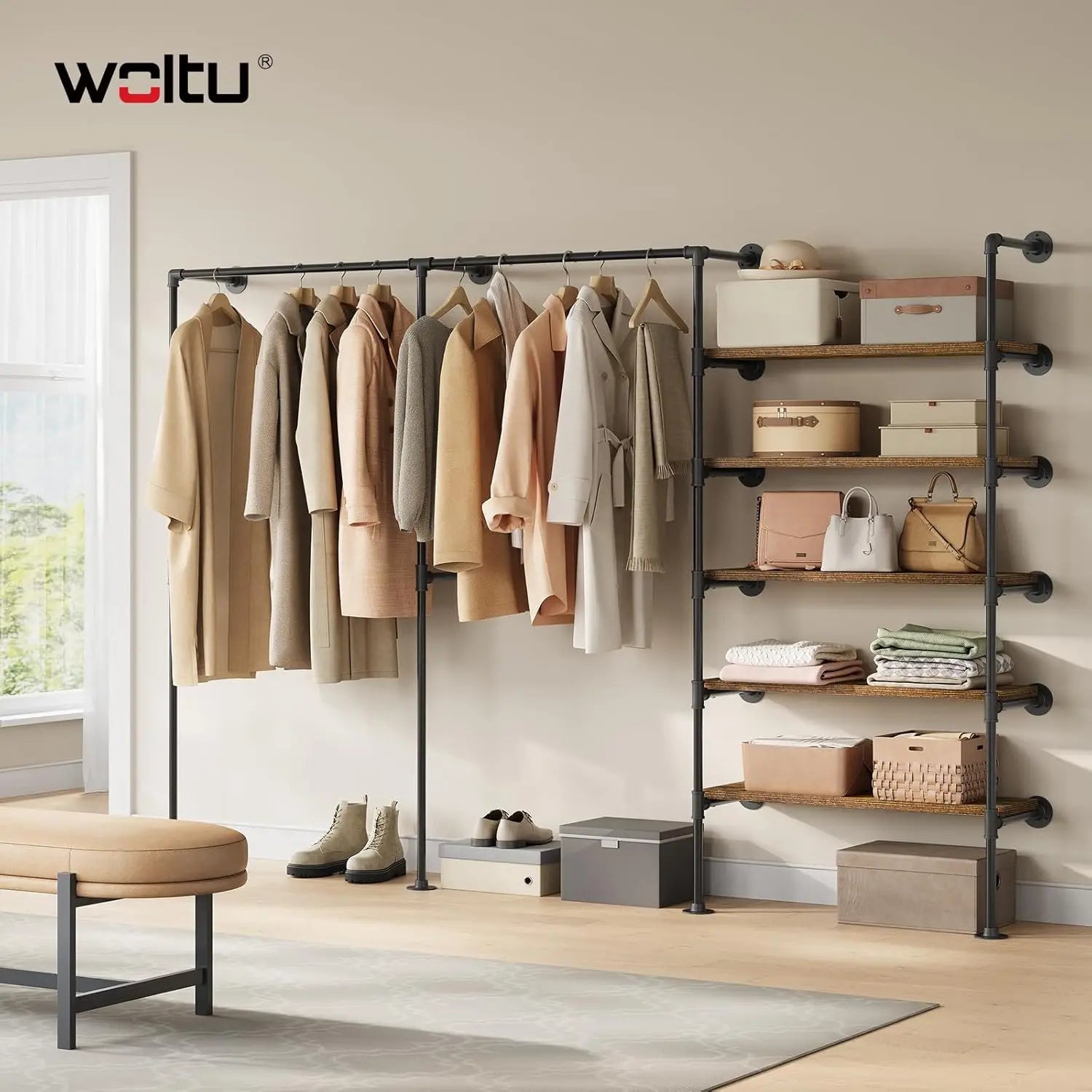 Portant à vêtement industriel