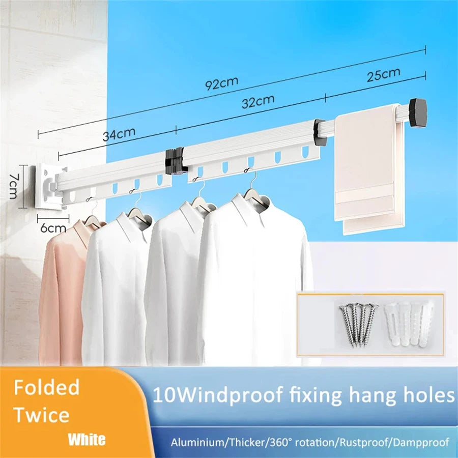 Portant vêtement mural