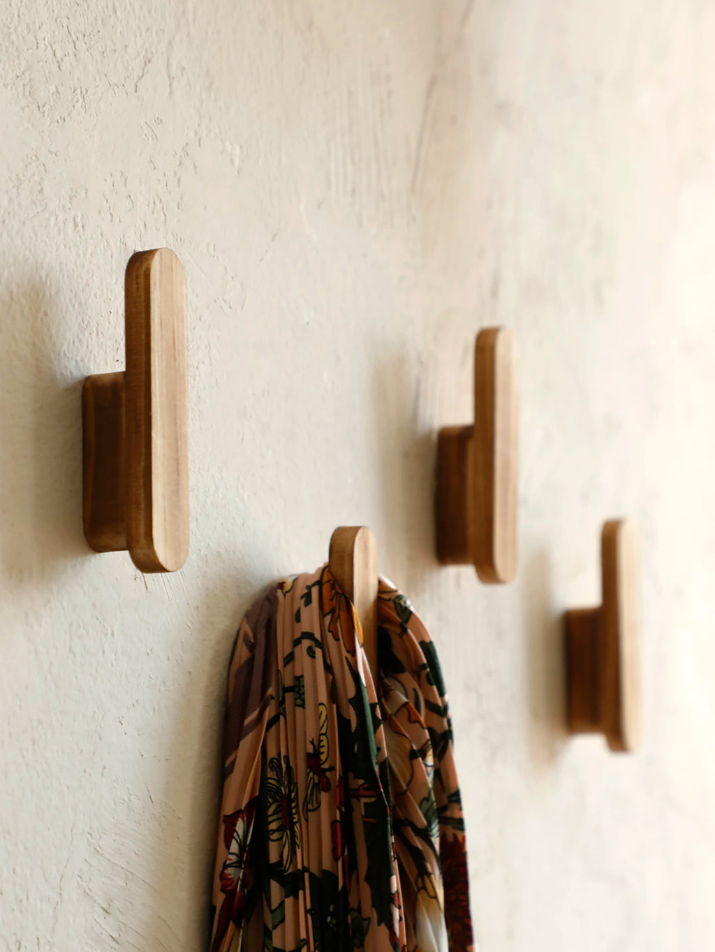 Porte manteau bois naturel