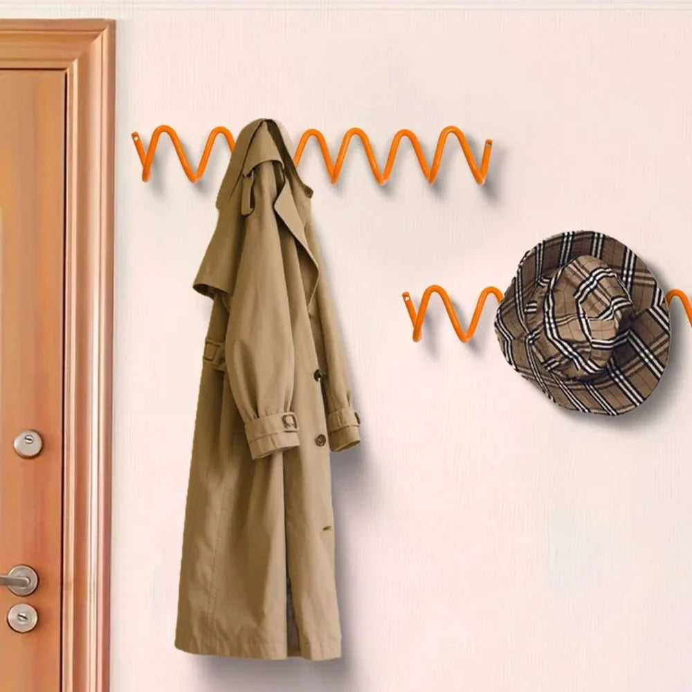 Porte manteau mural rose
