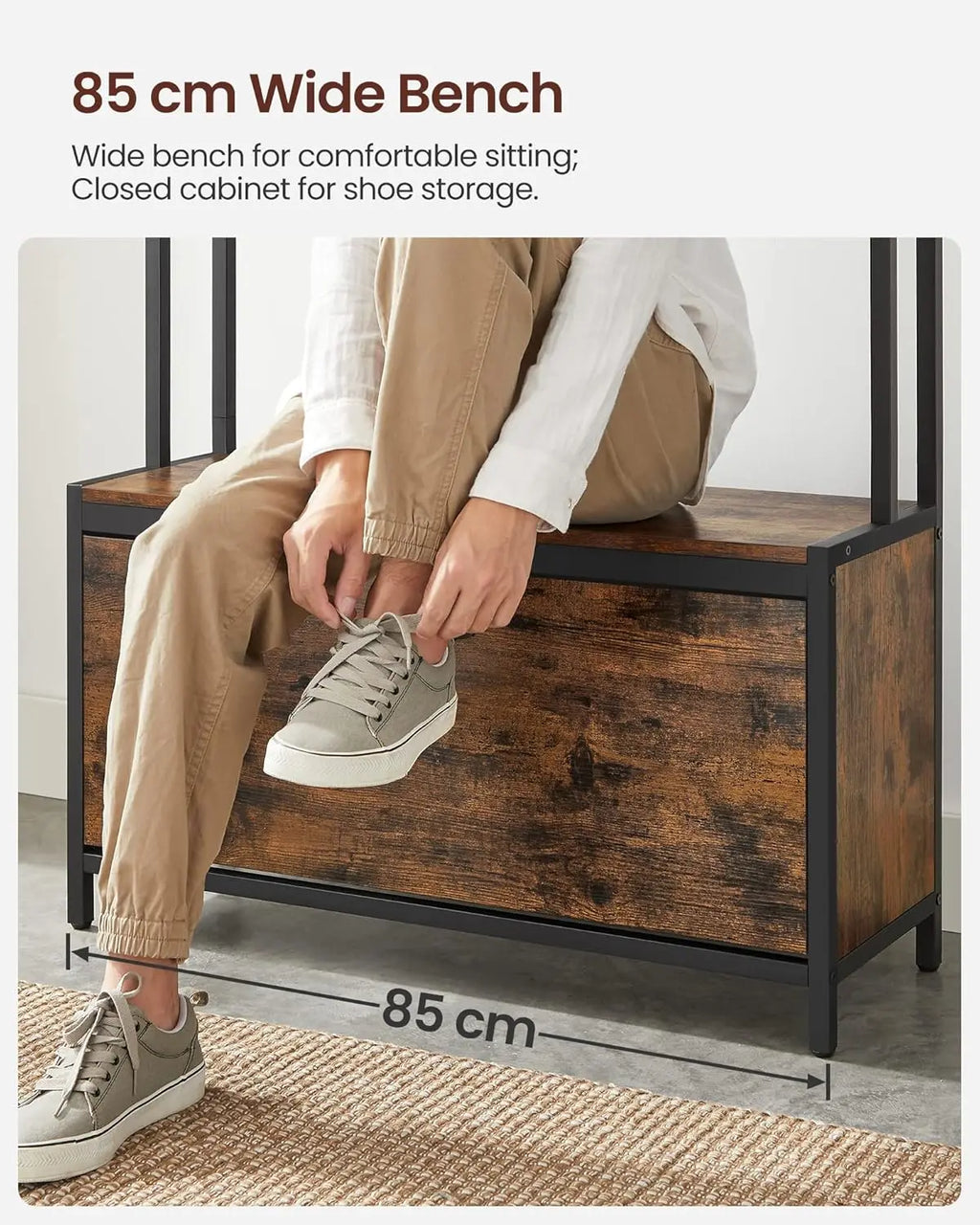 Porte manteau avec rangement