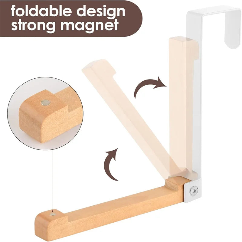 Patère bois et métal