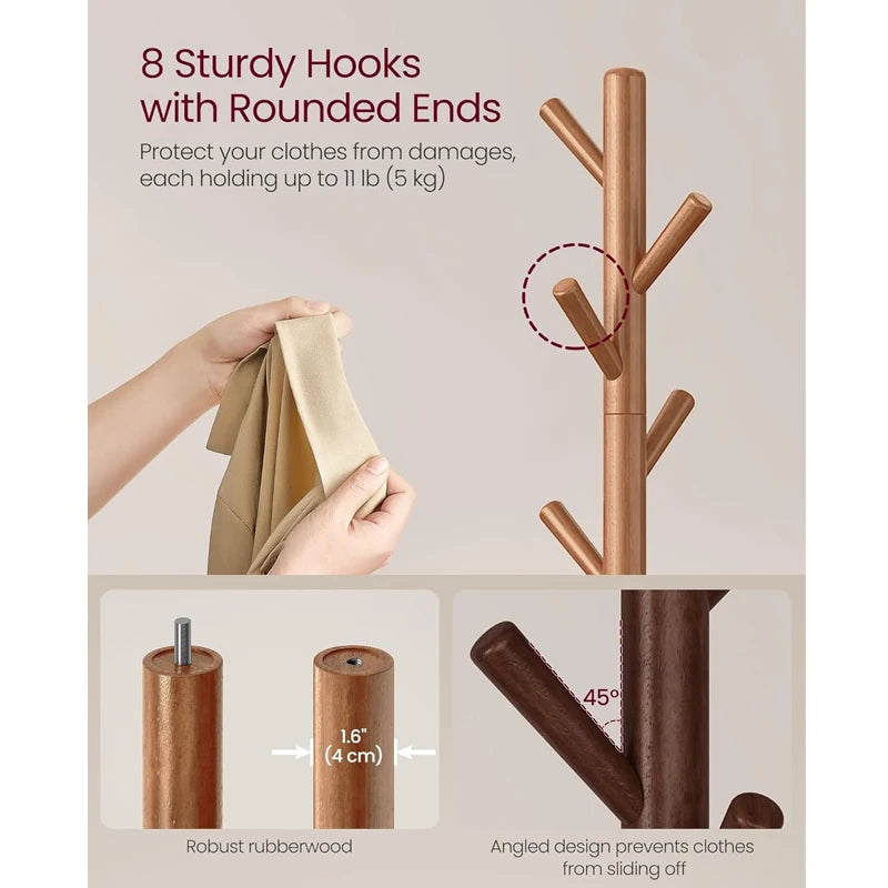 Porte manteau moderne sur pied