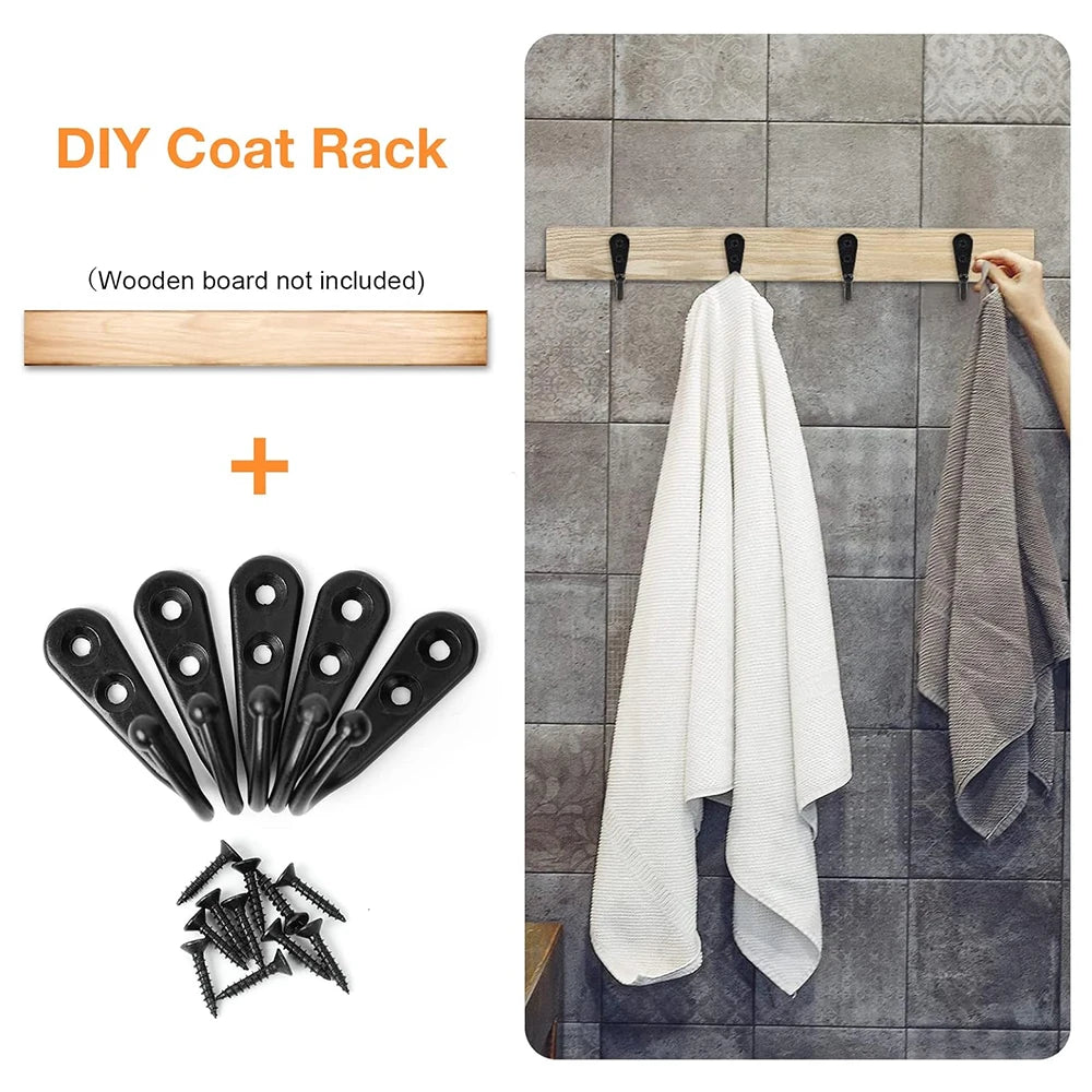 Crochet fixation mural