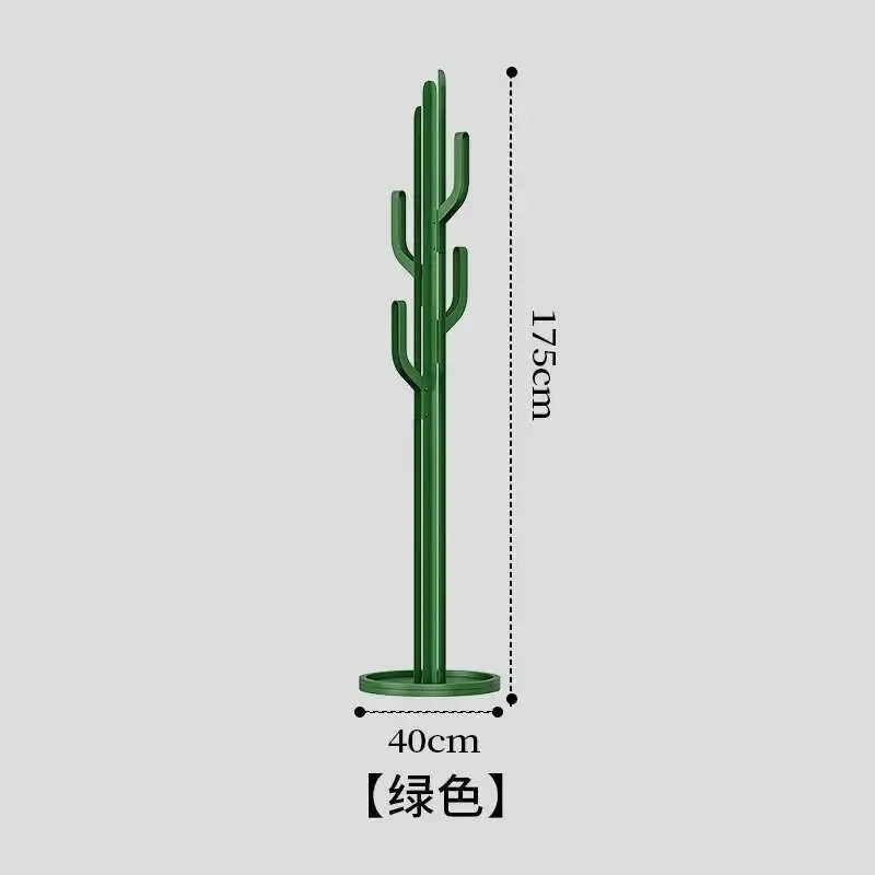 Porte manteau cactus vert